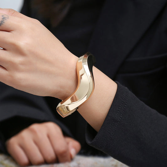   ACOOE 14K Gold-Plated Contemporary Irregular Design for Women 05 