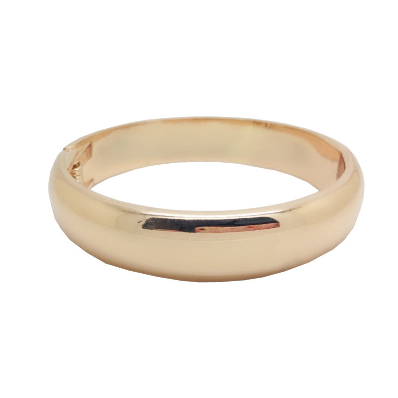   Acooe Gold Cuff Bangle Bracelets For Women Gold Polished Thick Waterdrop Bangle Statement Bracelets Chunky Jewelry for Women 