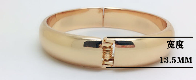   Acooe Gold Cuff Bangle Bracelets For Women Gold Polished Thick Waterdrop Bangle Statement Bracelets Chunky Jewelry for Women 
