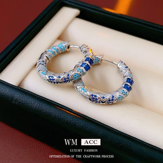 ACOOE S925 Silver Vintage Earringssimple Fashion